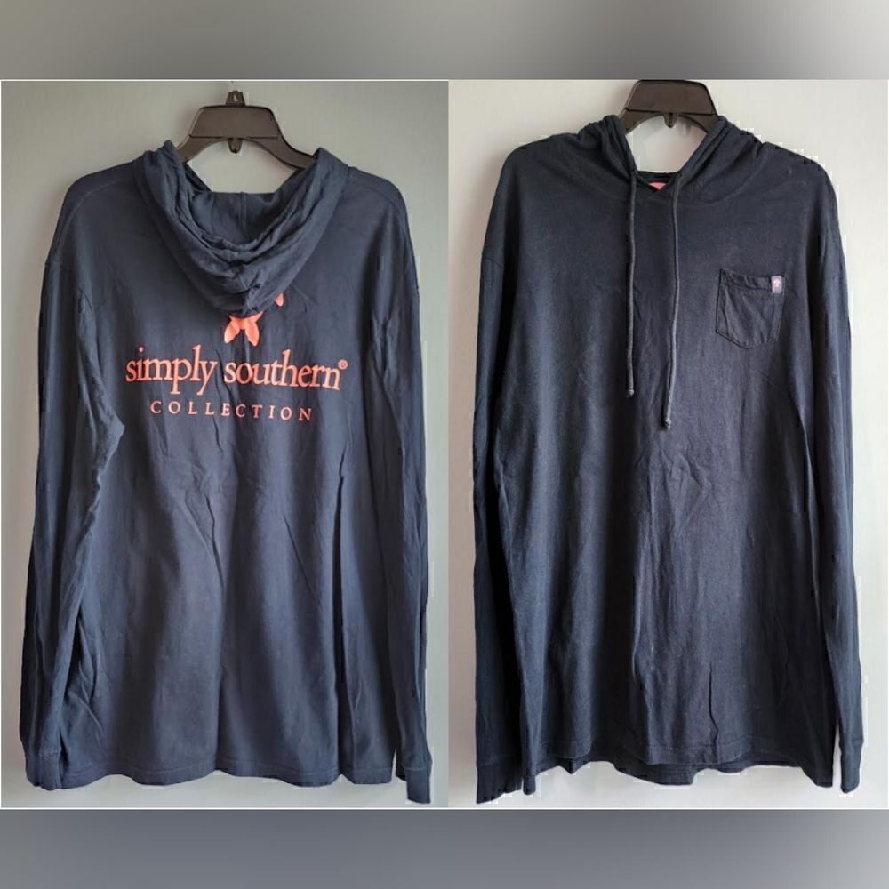 Simply Southern Turtle Logo Long Sleeve Hoodie